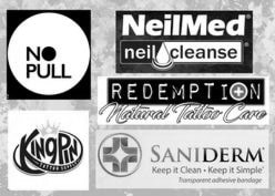 Aftercare brands: NO PULL, NeilMed, Redemption, KNORA, Saniderm