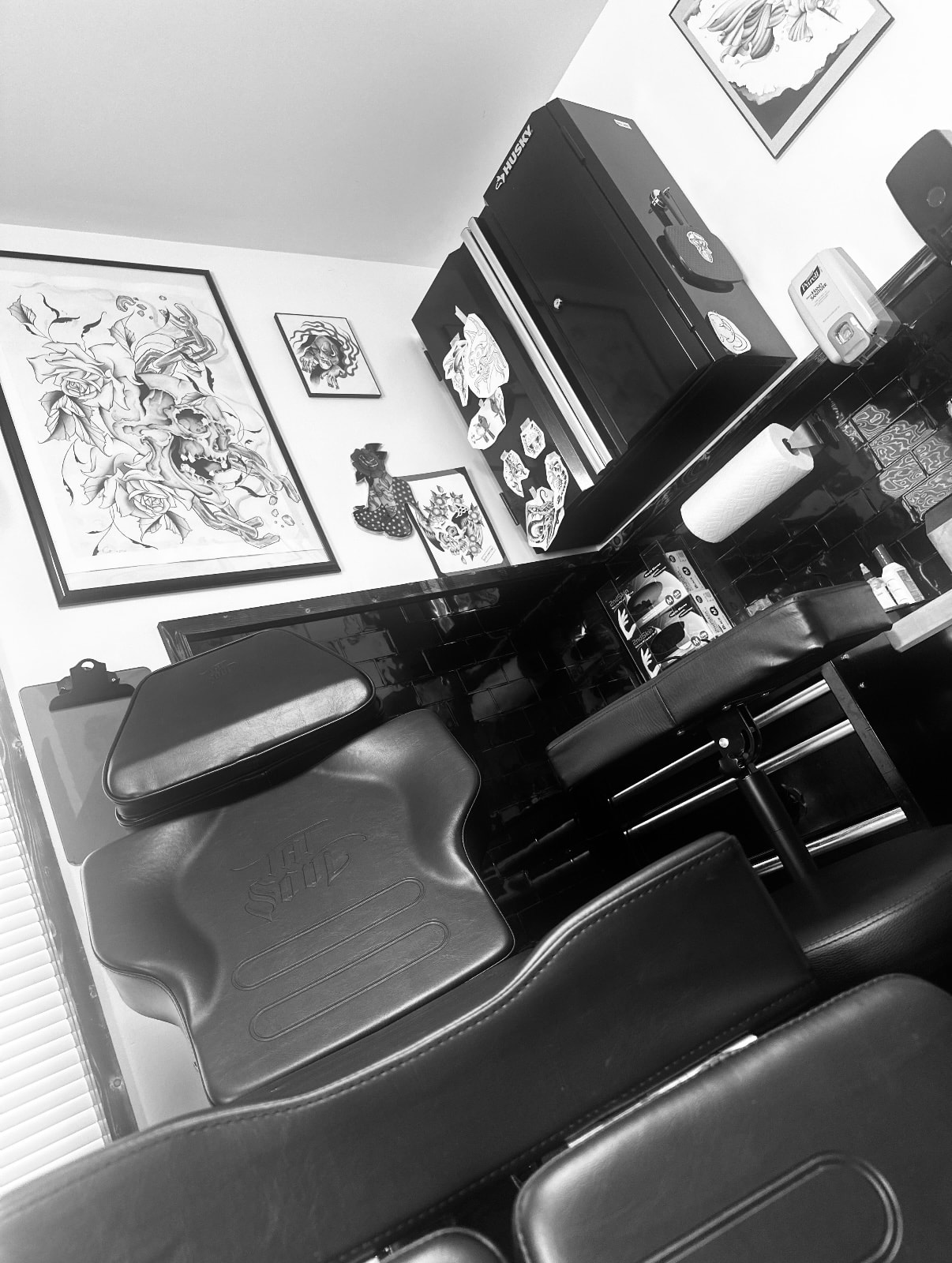 Custom tattoo artistry at Queen of Hearts