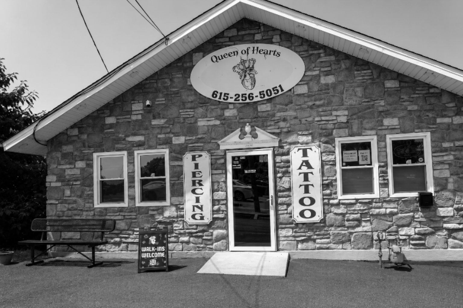 Queen of Hearts Tattoo studio interior