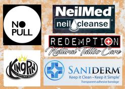 Aftercare brands: NO PULL, NeilMed, Redemption, KNORA, Saniderm